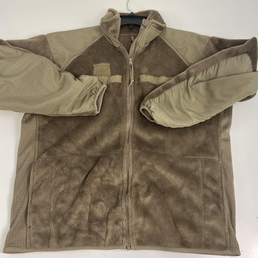 Peckham Polartec Jacket Mens M‎ Brown Fleece Cold Weather GEN III Military USA
